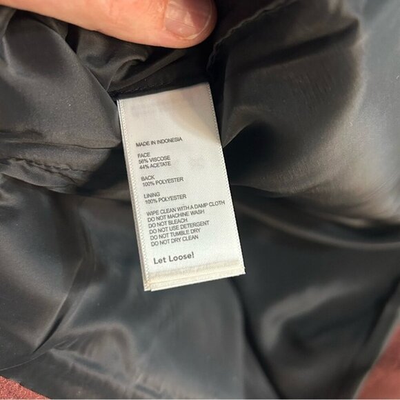 NWT Kate Spade Saturday Strapless Burgundy Rose Metallic Panel Neoprene Dress 12 - Picture 4 of 6